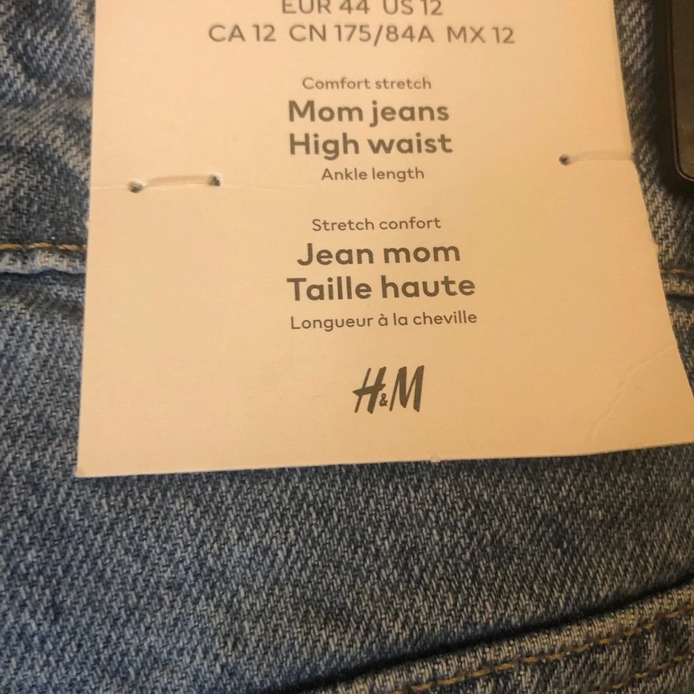 H&M high waist jeans. Size 12 . NWT - Picture 6 of 9